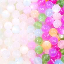 5/10/20 piezas Cuentas acrílicas arcoíris que cambian de color - Cuentas translúcidas multicolor de alta transparencia hechas a mano, accesorios DIY para joyería, encantos y decoraciones de teléfono, adecuadas para la fabricación de joyas