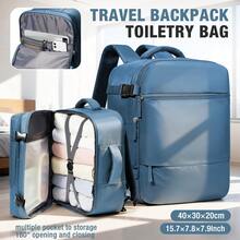 Travel Backpack, Meets Airline Standards, Large Capacity Waterproof Nylon Hiking Backpack, Large Capacity Travel Backpack, Men's Minimalist Backpack, Unisex Casual Travel Backpack - Multicolor - View 14