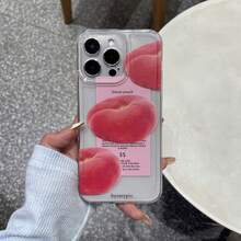 Con una funda de teléfono de corte preciso y una carcasa aeroespacial color melocotón, esta elegante y clásica funda protectora personalizada es a prueba de golpes, a prueba de caídas y duradera, adecuada para todas las series de  y compatible con suciedad y manchas  17/17 Pro/17 Pro Max/17 Air/ 16/16 Pro/16 Pro Max/16 Plus/ 15/15 Pro Max/15 Pro/15 Plus/ 14/14 Pro/14 Plus/14 Pro Max/ 13/13 Pro/13 Pro Max/12/12 Pro/12 Pro Max/11/11 Pro/11 Pro Max/XR/X/XS/XS Max Regalos de cumpleaños populares y duraderos, tema espacial comercial, transparente y anti-huellas para hombres y mujeres~Water Peach 513XS - Transparente1117 - Ver 4