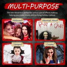 60ml Realistic Fake Blood Spray, Halloween Prop, Vampire & Zombie Festival Decoration, Spray On Clothes, Photography Prop