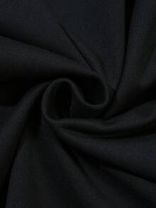 Letter Pattern Printed Casual Long Sleeve Sweatshirt, Pullover, Women's Spring And Autumn Long Sleeve Round Neck Fashion Sweatshirt, Women's Loose And Comfortable Valentine Sweatshirts - 黑色 - 查看 3