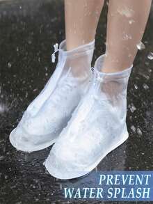 雨靴套 - 防滑、防水靴套，可重复使用，适用于高帮雪地靴，男女通用，适合户外骑行、露营和钓鱼。保暖、闺蜜节、宠物、嘉年华、派对装饰 - 彩色 - 查看 4