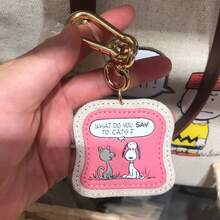 1pc Japanese Snoopy Charlie Cute Cartoon Keychain Creative Personalized Bag Small Hanging Decoration Student Bag Hanging, Christmas Stocking Fillers,Christmas Gifts,Christmas,Christmas Decorations - Multicolor - View 1