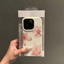 17 Pro Max Case 1pc White Matte Minimalist Lens Protection Phone Case With 3 Cute Orchid Flower Patterns, Compatible With  16 Pro Max, 15, 14 Plus, 13, 12, 11 Waterproof Shockproof Anti-Fall Scratch Resistant - 型號(1PC) - 查看 4