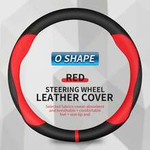 Para accesorios interiores de coche Volvo XC90 XC60 XC40 V90  V50 V40 S60 S90, funda de volante de coche de cuero de fibra de carbono - Una burbuja - Ver 16
