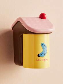 2件套多巴胺浴室磁性牙刷杯架和漱口杯壁挂式收纳套装，无需钻孔 - 彩色 - 查看 8