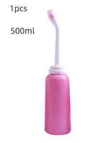 1PC Peri Bottle Portable Travel Bidet Leakproof Perineal Douche Spray Bottle,Portable Douche Feminine Cleaner,Travel Large Capacity Portable Handheld Bidet,500ML