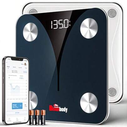 Smart Digital Body Scale Detects 20 Body Composition Metrics Including Weight BMI Body Fat And Much More Connects To Smartphone App Supports 8 Users Digital Family Scale