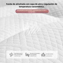 Almohada Ergonómica para Cuello 42x68CM – Soporte Cervical Ortopédico, Alivia Dolor de Cuello y Mejora el Sueño, Suave y Agradable para la Piel, Perfecta para Regalo a Familia y Amigos, 1 o 2 Piezas - Blanco - Ver 6