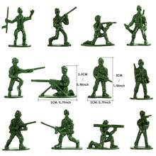 War Toy Mini Soldier Toy Model Military Vehicle Tank Airplane Sandbag Fortress Battle Scene Playset, Christmas Gift, Birthday Gift