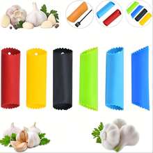 1件装不锈钢蒜蓉压碎器 - 手动蔬菜切碎器和水果捣碎器，适用于餐厅和超市 - 一款易于使用的厨房工具，用于压碎和研磨大蒜。适用于返校季、派对和节日必备品、夏季必备品、婚礼装饰、圣诞节装饰、生日装饰、生日礼物、圣诞餐桌装饰、圣诞庆祝活动、节日装饰。