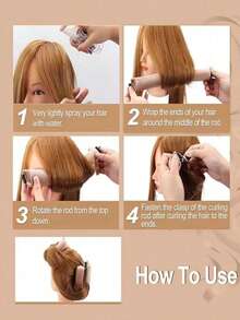 1/3 Pieceshair Styling Tool Set, No-Heat Curling Tools, Curling Iron, Designed For Women's Hairstyles, Convenient And Flexible Curling Iron, Essential Hair Salon Products And Accessories, Rubber Band Curling Iron, Sleeping Styling Tool