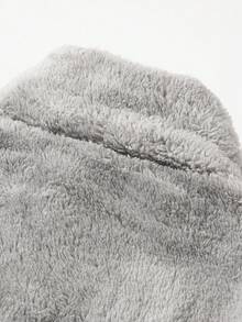 Hidkat Women's Solid Color Fleece Stand Collar Jacket, Minimalist Design With Pockets, Versatile And Fashionable For Outdoor Casual Activities, Autumn/Winter