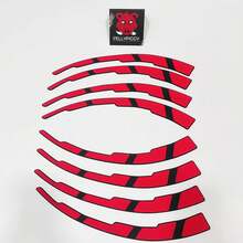 8 PIEZAS/LOTE Pegatinas de Ruedas de Neumáticos de Coche Tuning Universal 3D PVC Pegatinas de Letras de Neumáticos - estilo2 - Ver 11