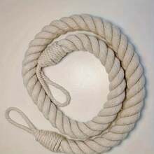 1pc Tope de Puerta con Cuerda - Cuña de Puerta de Tela Resistente - Barrera de  para Colisión para Instalación en Piso y Pared - Hebilla de Correa de Cortina - 1 unidad - Ver 1