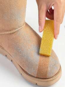 1pc Magic Shoe Cleaner Eraser - Stain And Dirt Remover For Sneakers, Synthetic Leather, And Clothing; Suede And Synthetic Leather Shoe Cleaning Product - Durable Rubber Brush, Simple And Gentle, 1/2/3/4-Piece Set, Convenient For Home And Travel, Suitable For Living Room, Bedroom, Bathroom, Kitchen, And Toilet. - Multicolor - View 7