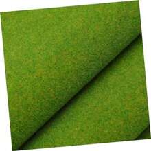 Holibanna 2 Pieces Turf Paper Lawn Artificial Material Models Sand DIY - 綠色的 - 查看 3