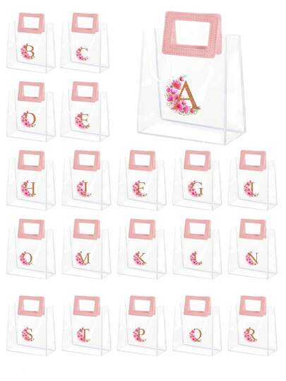 1个印花礼品包装袋，婚礼礼品手提袋，购物袋，礼品包装袋，派对及节日装饰，日常收纳袋，适用于购物、婚礼、生日派对、纪念品、母亲节、伴娘礼物、毕业礼物、生日礼物、结婚礼物等场合，可重复使用 | 非常适合庆祝活动和礼品 | 适用于生日、派对、婚礼和圣诞节 | 彩虹闪光设计 | 结实耐用的提手