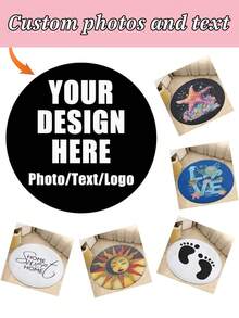 Customized Personalized Photo & Name Doormat, Living Room & Bedroom Floor Mat, Room Decor, Multi-Purpose Mat, Household & Children's Gift - Black - View 2