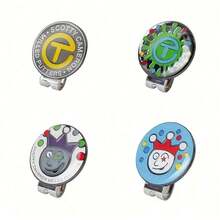 Magnetic Cartoon Golf Hat Clip With Durable Metal Ball Marker - Perfect Gift For Women Golfers - Multicolor - View 1