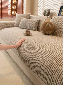 1 Vỏ đệm ghế sofa bốn mùa, Tấm lót ghế sofa chống trượt tối giản hiện đại, Vỏ bọc ghế sofa chống bụi và có thể giặt được, Mềm mại và chống phai màu, Thân thiện với thú cưng, Phù hợp cho phòng ngủ, văn phòng, phòng khách, ghế sofa hình chữ L và ghế sofa 1/2/3/4 chỗ ngồi - Màu be - Xem 6