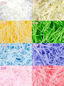 1 Gói, Hộp Quà Tặng Raffia HAPPY FAST 20g/100g, Cỏ Đệm Sáng Tạo Cho Quà Tặng Sinh Nhật, Đám Cưới Và Phù Dâu, Giấy Lụa Cắt Nhăn, Giấy Nhồi Raffia Thủ Công, Quà Tặng Ngày Lễ Phục Sinh, Đồ Trang Trí Tiệc Sinh Nhật - Nhiều màu - Xem 8