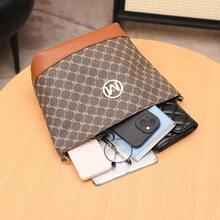 Bohemian Style Vintage Large Capacity Wide Strap Shoulder Bag, Women's Fashion Casual Crossbody Bag, Perfect Holiday Gift, Suitable For Shopping And Dating - Coffee - View 8