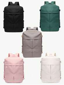 Women's Backpack, Large Capacity Travel Backpack, Commute/School Backpack, Fashionable Laptop Bag, Short-Distance Business Travel Luggage Bag - Multicolor - View 6