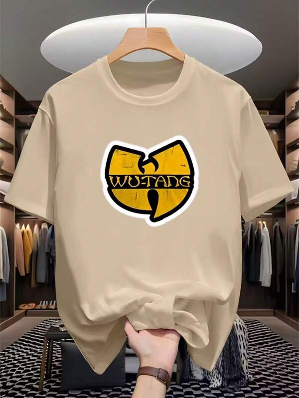 Camiseta Unissex 100% Algodão – Wu Clan -Malha Penteada-Unissex-Basico-Modelo Casual-100% algodão-Malha premium-Camiseta personalizada  Primavera / Outono  Verão    Ajuste Regular