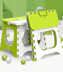 1 pieza mini banco plegable portátil Banco Plegable Portátil Compacto Asiento Camping Viajes Cocina Hogar Fácil Almacenaje Diseño Resistente - Multicolor - Ver 5