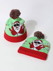 Gorro de malha jacquard unissex, gorro quente para esportes ao ar livre, eventos de Natal, festas, cosplay e uso diário, outono/inverno. - Chapéu de malha - Ver 3