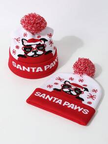 Gorro de malha jacquard unissex, gorro quente para esportes ao ar livre, eventos de Natal, festas, cosplay e uso diário, outono/inverno. - Chapéu de malha - Ver 5