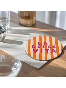 A Good Life - 6-Piece Coasters And Table Protectors, Birthday Gifts, Housewarming Gifts, Children's Style, Simple Italian Style, Retro Design, Seasonal Themes, Wedding, Arab Style, Retirement Gifts - Multicolor - View 11