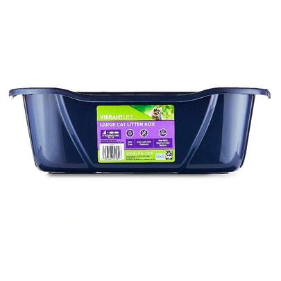 Large Open Cat Litter Box With High Sides,Extra Wide Pet Litter Tray,Enclosed Design For Odor Control,Easy To Clean,Ideal For Large Cats And Multiple Cats