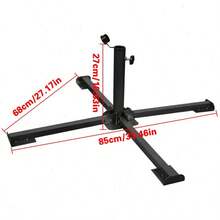 Extendable Artificial Christmas Tree Stand For Artificial Christmas Tree - Black - View 8