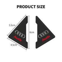 2Pcs Cubierta de Esquina de Puerta de Coche Protector Anti-arañazos Para Audi A3 8L 8V 8P A4 B5 B6 B7 B8 A5 A6 C5 C6 C7 A7 A8 D2 D3 Q5 Q7 - Para Sline-2PCS - Ver 6