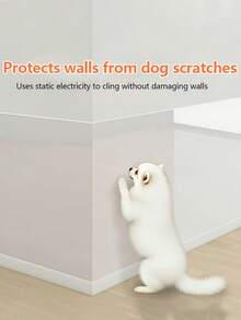 Phim bảo vệ tường tĩnh điện, miếng dán tường tĩnh điện bằng nhựa trong suốt, có thể tháo ra mà không để lại cặn keo, dễ lắp đặt, ngăn tường bị bẩn, thích hợp sử dụng trong nhà, miếng dán tường chống thấm nước và chống ẩm. - Nhiều màu - Xem 5