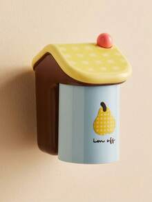 2件套多巴胺浴室磁性牙刷杯架和漱口杯壁挂式收纳套装，无需钻孔 - 彩色 - 查看 7