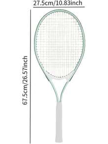 Vaveren Raquetas de Tenis para Adultos, Ligeras, para Principiantes, para Practicar en - Verde - Ver 6