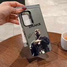 Funda de teléfono del cantante popular D-Drake compatible con A56, A26, A36, A55, A35, A06, A16, A05, A14, A24, A34, A54, A15, A05S, A25, A23, A33, A53, A73, A13 4G y 5G, con un dorso mate.17   17promax - Negro - Ver 2