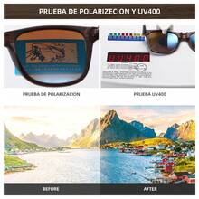 Kính thời trang vân gỗ VXUF, tre thường ngày, gọng kính màu nâu tre, phong cách cổ điển cho mọi mùa - Nhiều màu - Xem 3