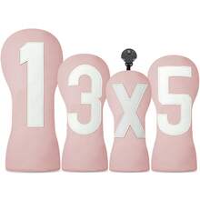 1pc Pink Golf Club Protective Cover, Golf Accessories, And Protective Cover Made Of Waterproof And Durable Materials Provide The Best Protection For Your Golf Club. - Pink - View 2
