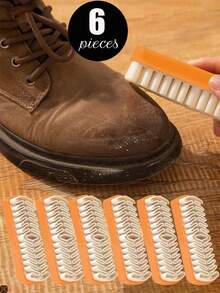 1pc Magic Shoe Cleaner Eraser - Stain And Dirt Remover For Sneakers, Synthetic Leather, And Clothing; Suede And Synthetic Leather Shoe Cleaning Product - Durable Rubber Brush, Simple And Gentle, 1/2/3/4-Piece Set, Convenient For Home And Travel, Suitable For Living Room, Bedroom, Bathroom, Kitchen, And Toilet. - Multicolor - View 9