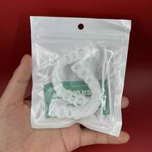 The New 2 Pieces False Tooth Set (Upper And Lower Teeth) Is Easy To Install And Suitable For Daily Or Party Decoration As A New Year Gift - White - View 10