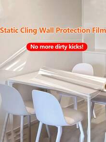 Phim bảo vệ tường tĩnh điện, miếng dán tường tĩnh điện bằng nhựa trong suốt, có thể tháo ra mà không để lại cặn keo, dễ lắp đặt, ngăn tường bị bẩn, thích hợp sử dụng trong nhà, miếng dán tường chống thấm nước và chống ẩm. - Nhiều màu - Xem 4