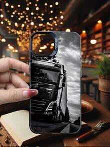 Volvo Truck Industrial Power Art Phonecase Volvo Truck Industrial Power - Black - View 6