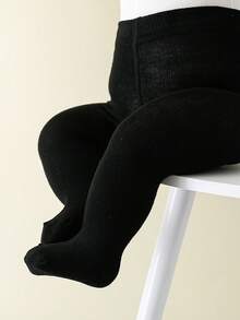 3pcs/Pack Baby Girls' Solid Color Leggings, Versatile All-Match Tights For All Seasons - Multicolor - View 7