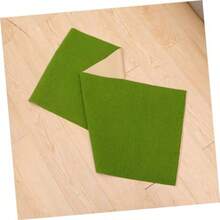 Holibanna 2 Pieces Turf Paper Lawn Artificial Material Models Sand DIY - 綠色的 - 查看 4