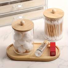 3pcs Nesting Bamboo Wooden Tray Set - 3 Packs Oval Serving Trays - Decorative Multi-Purpose Organizer For Bathroom Kitchen - Countertop Display Trays - Multicolor - View 2