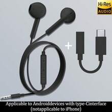 高品质有线耳机，半入耳式，3.5mm插头，高保真耳机，适合旅行、健身、音乐爱好者，带麦克风，高清通话 - 彩色 - 查看 10